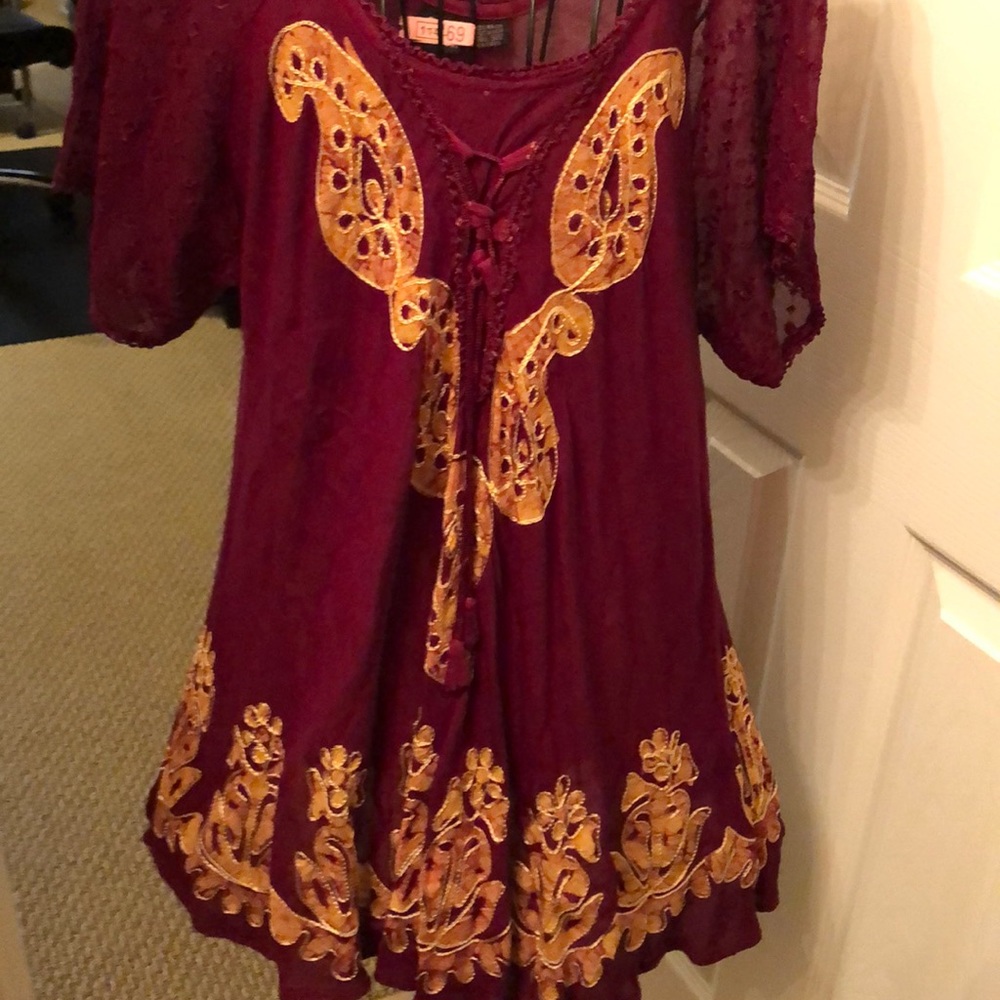 Boho shirt , blouse , tunic